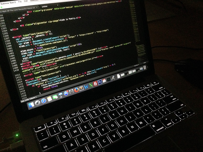coding at night